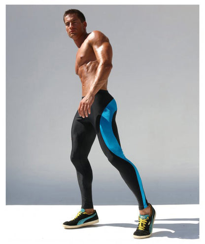 Men's Sports Tight Stretch Workout Pants Track And Field Training Pant