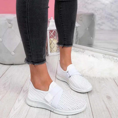 Women Sneakers New Bling Rhinestone Ladies Shoes Slip On Comfortable Sole Running Walking Shoes Female Flat Sports Shoes