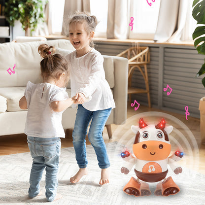 Robot COW Music And Light Swing Dance Robot Electric Doll