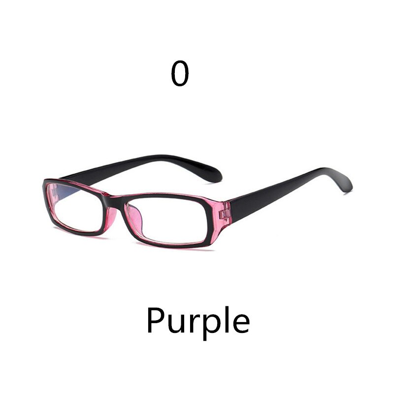 Elbru Anti-blue Light  Square Myopia Glasses Women Men Finished Nearsighted Eyeglasses Diopter -1.0to -4.0 Unisex