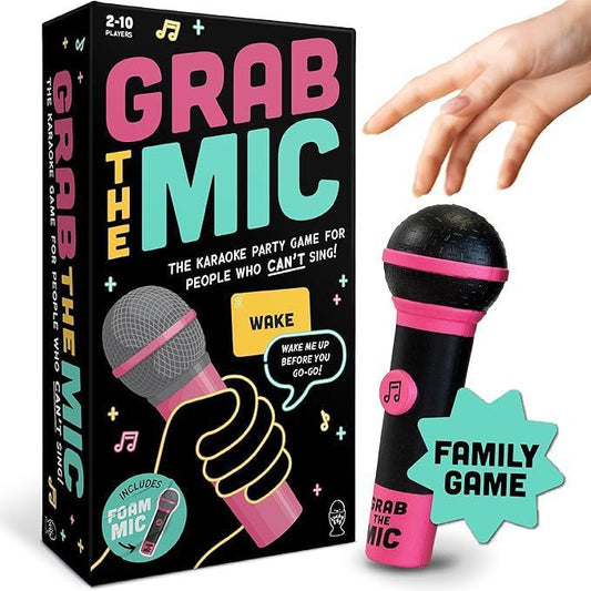 Lucky Egg Exciting Grab The Mic. A board game for bad singers