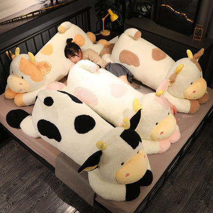 Cute Lying Cow Pillow Plush - Body Pillow