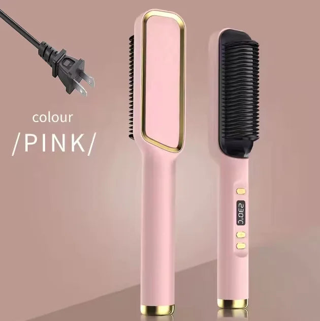 Multifunction Electric Hair Straightening Comb Brush