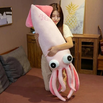 Full Size Squid Soft Stuffed Plush Pillow  Body Pillow