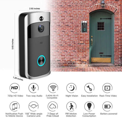 VIDEO DOORBELL - Wifi Doorbell Camera -SECURITY CAMERA DOORBELL