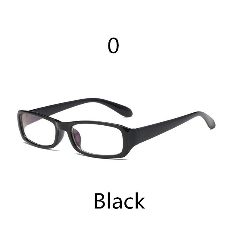 Elbru Anti-blue Light  Square Myopia Glasses Women Men Finished Nearsighted Eyeglasses Diopter -1.0to -4.0 Unisex