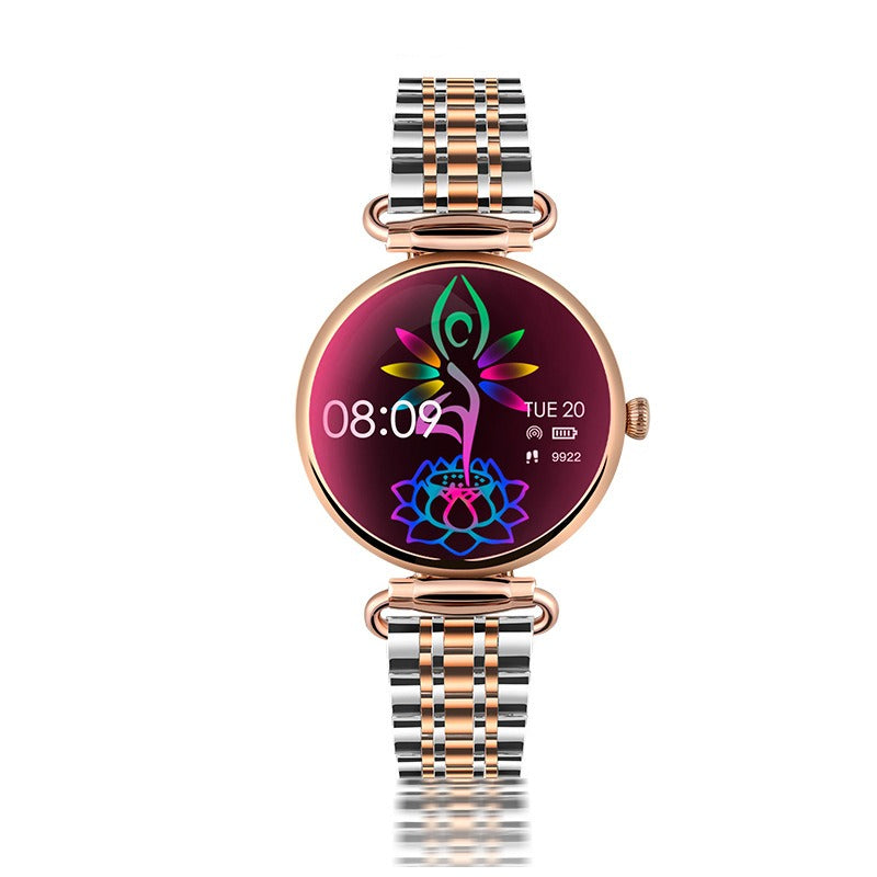 Women's handsfree smartwatch Bluetooth call heart rate blood oxygen sleep health monitoring sports watch