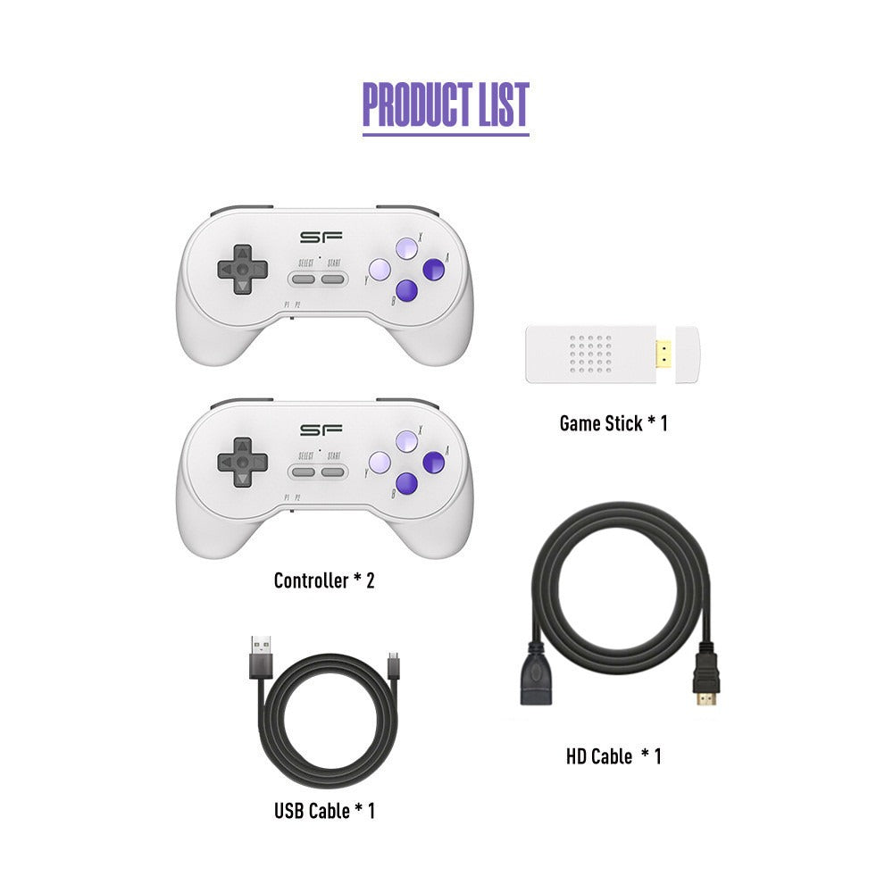 Video Game Console SFC Classic Retro Gaming Console Super SNES Wireless Doubles HD Gaming Console Y2 SF Mini Gaming Console