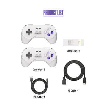 Video Game Console SFC Classic Retro Gaming Console Super SNES Wireless Doubles HD Gaming Console Y2 SF Mini Gaming Console