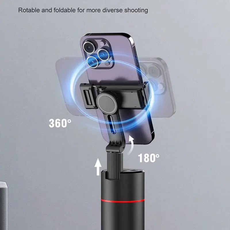 Auto Face Tracking Stand 360 Rotation Phone Holder Desktop Tracking Gimbal Stabilizer Tripod for Live Vlogging Video