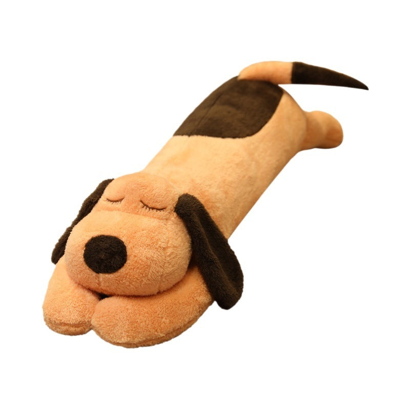 Sitting Dog Doll Cute Plush Sleeping Pillow