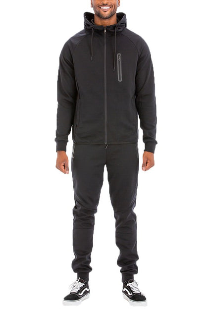 Men's Full Zip Sweat Pant Sweat Set