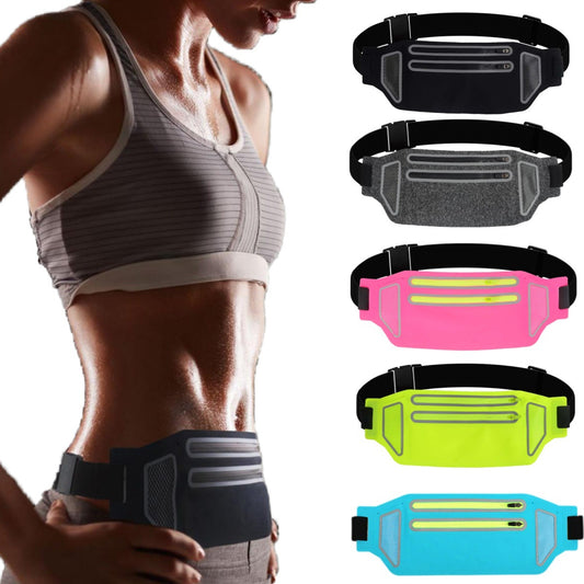 UNISEX Invisible Running Waist Bag Outdoor Sports Waist Bag Yoga Phone Bag Marathon Running Multi functional Fitness Bag Equipment