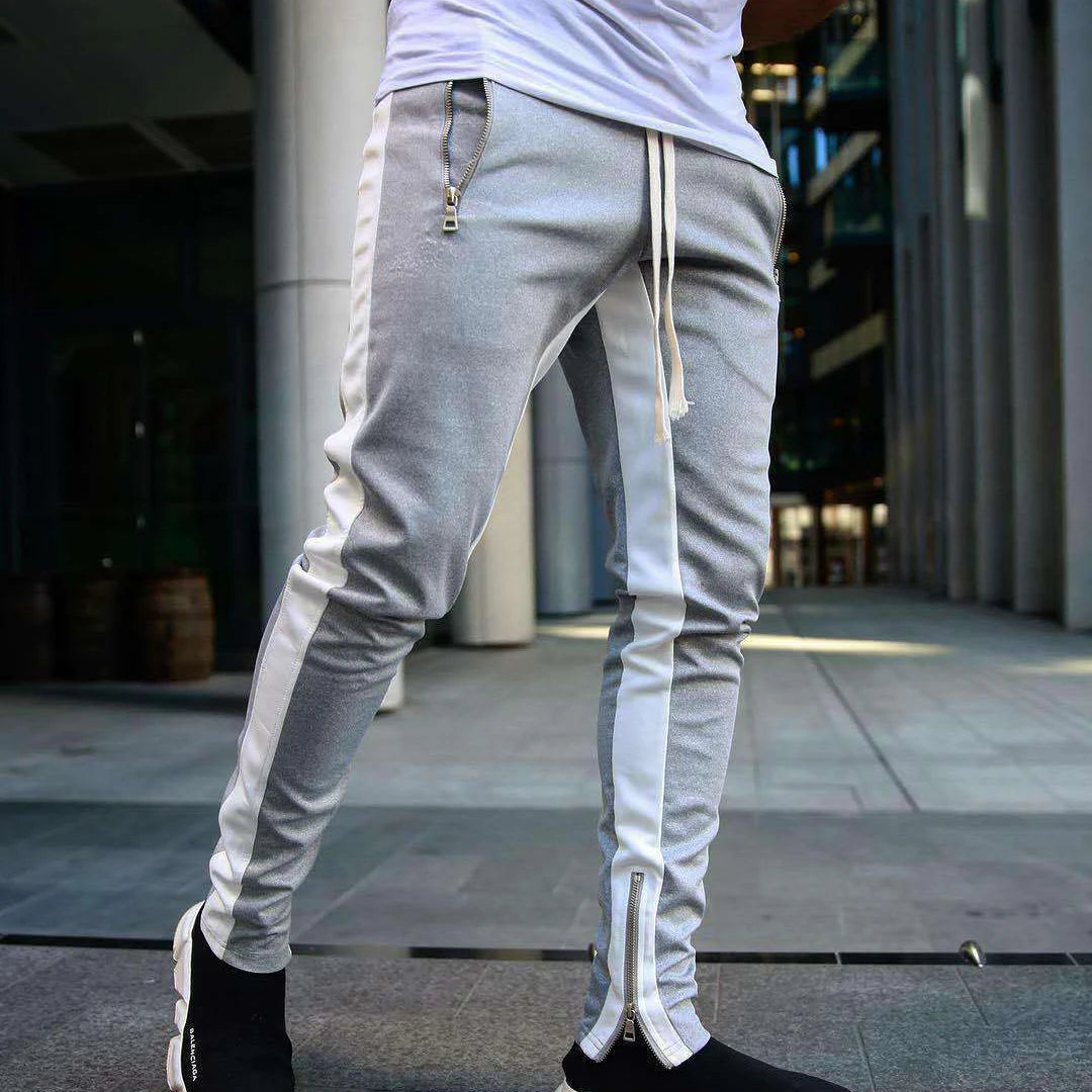 2024 New Male Trousers Mens Joggers Solid Multi-pocket Pants Sweatpants Men Pants Hip Hop Harem Joggers Pants Running men's gym