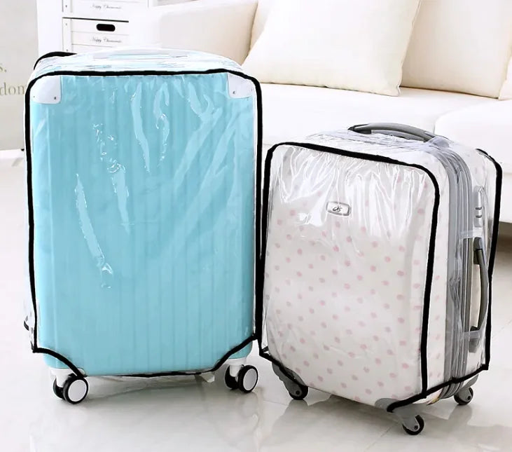 Travel Bag - Luggage -  Transparent PVC Trolley Case