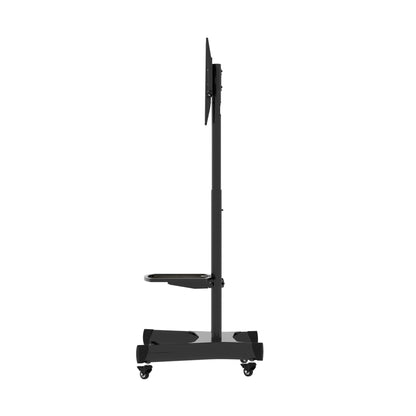 FANCO Universal Rotating TV Stand, suitable for 32-80 inch TVs, adjustable tilt height, maximum VESA 600x400mm (black)