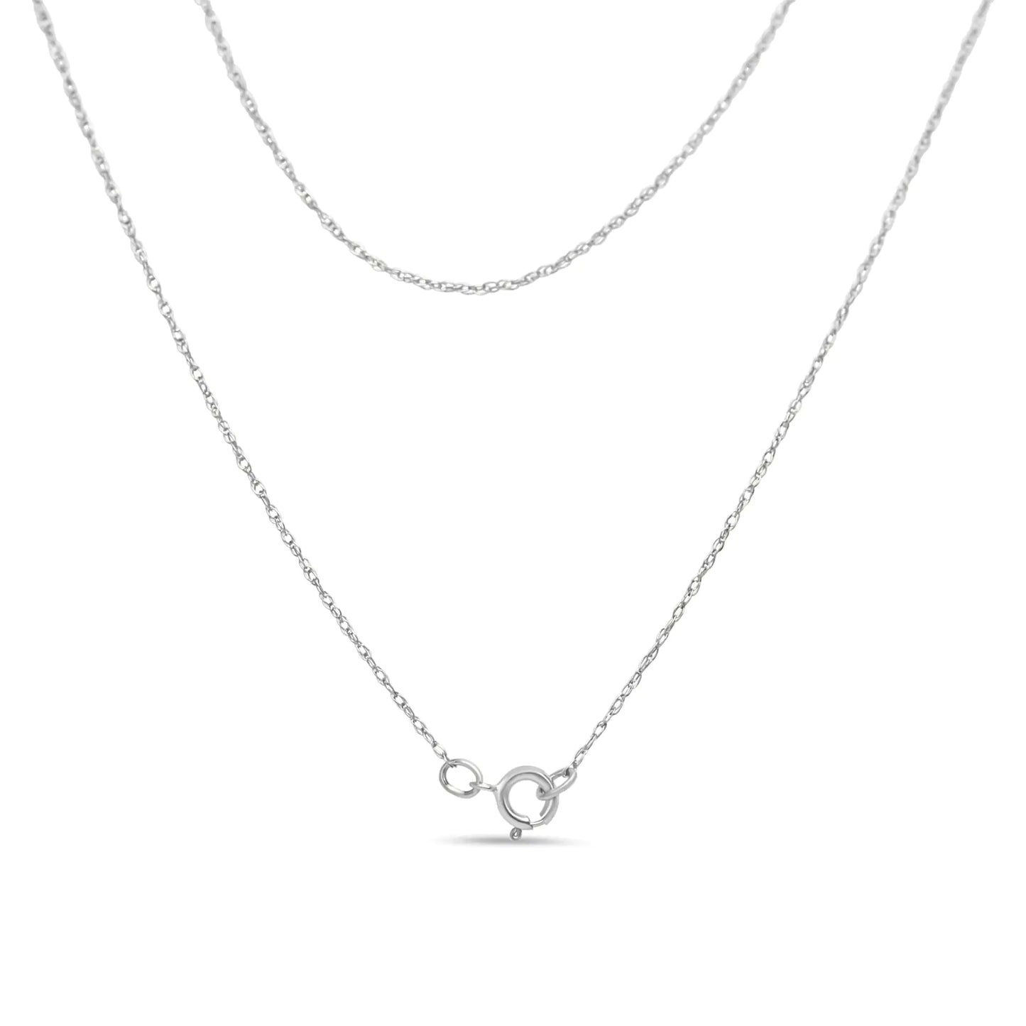 Necklace - Diamond Lock .925 Sterling Silver 1/4 Cttw Diamond Lock Pendant Necklace with Paperclip Chain (H-I Color, SI2-I1 Clarity)