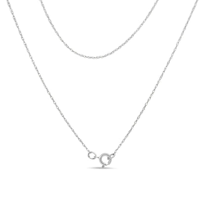 Necklace - Diamond Lock .925 Sterling Silver 1/4 Cttw Diamond Lock Pendant Necklace with Paperclip Chain (H-I Color, SI2-I1 Clarity)