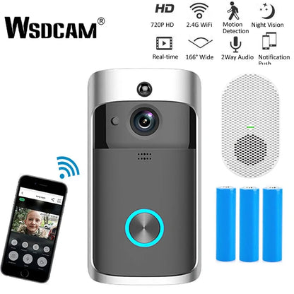 VIDEO DOORBELL - Wifi Doorbell Camera -SECURITY CAMERA DOORBELL