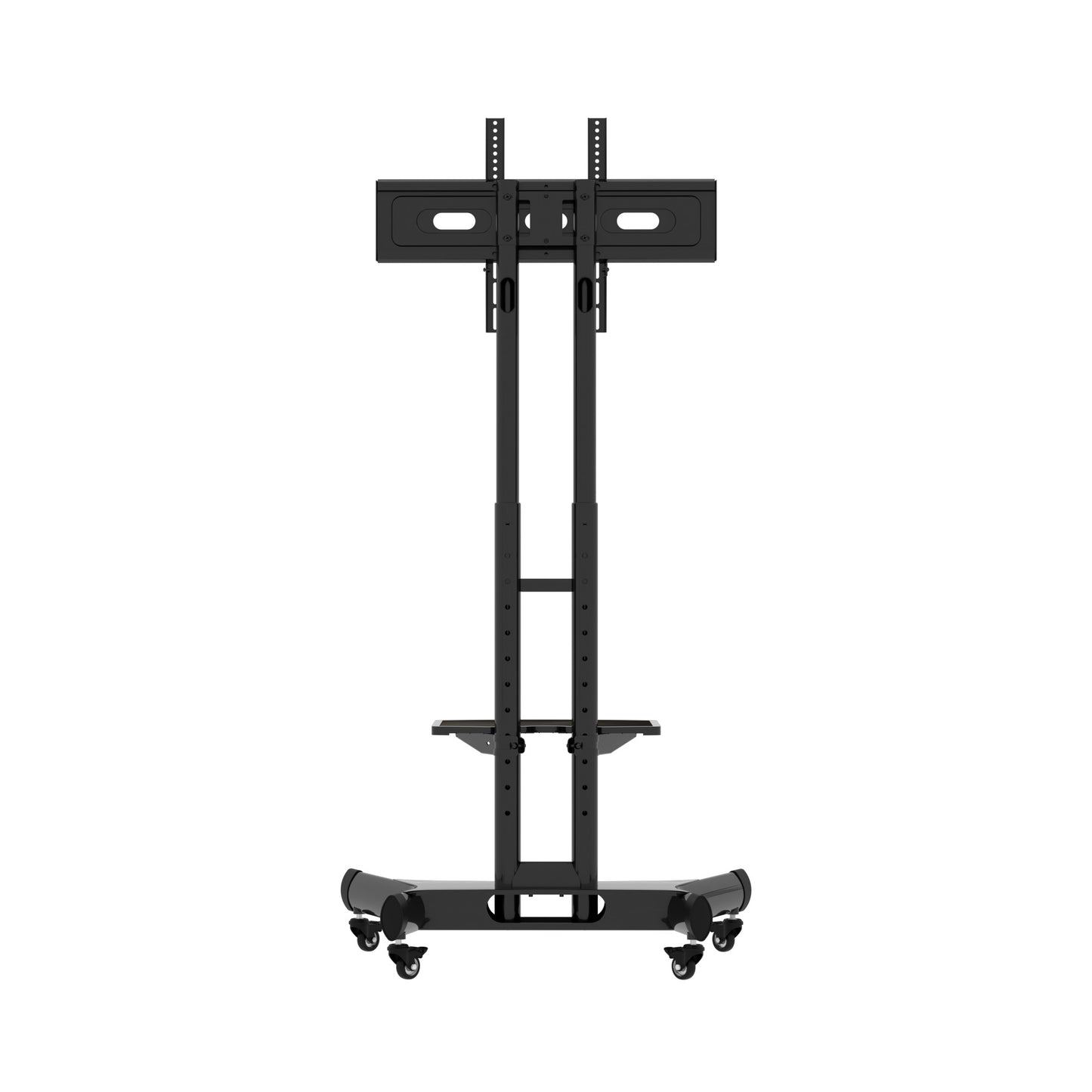 FANCO Universal Rotating TV Stand, suitable for 32-80 inch TVs, adjustable tilt height, maximum VESA 600x400mm (black)