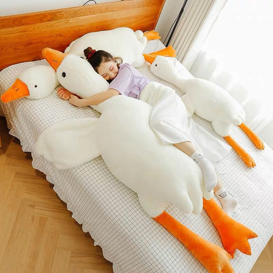 Plush Goose Body Pillow -Extra Large Size Body Pillows