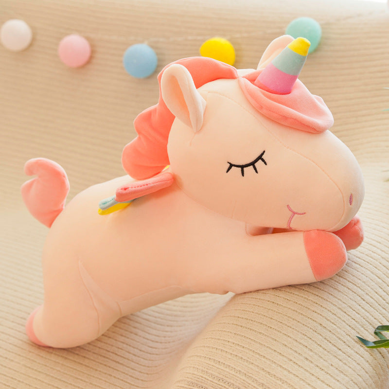 Angel Rainbow Unicorn Plush Animal