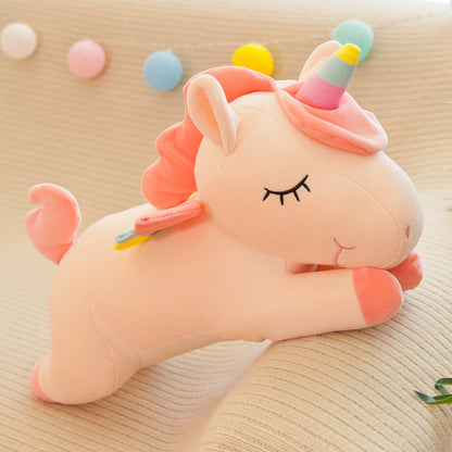 Angel Rainbow Unicorn Plush Animal