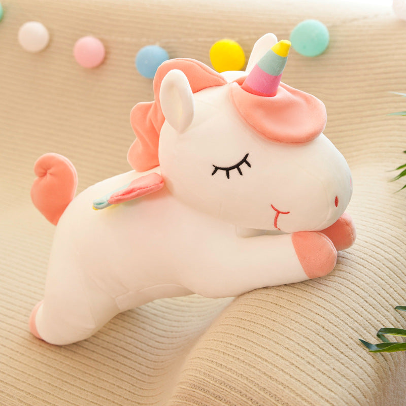 Angel Rainbow Unicorn Plush Animal