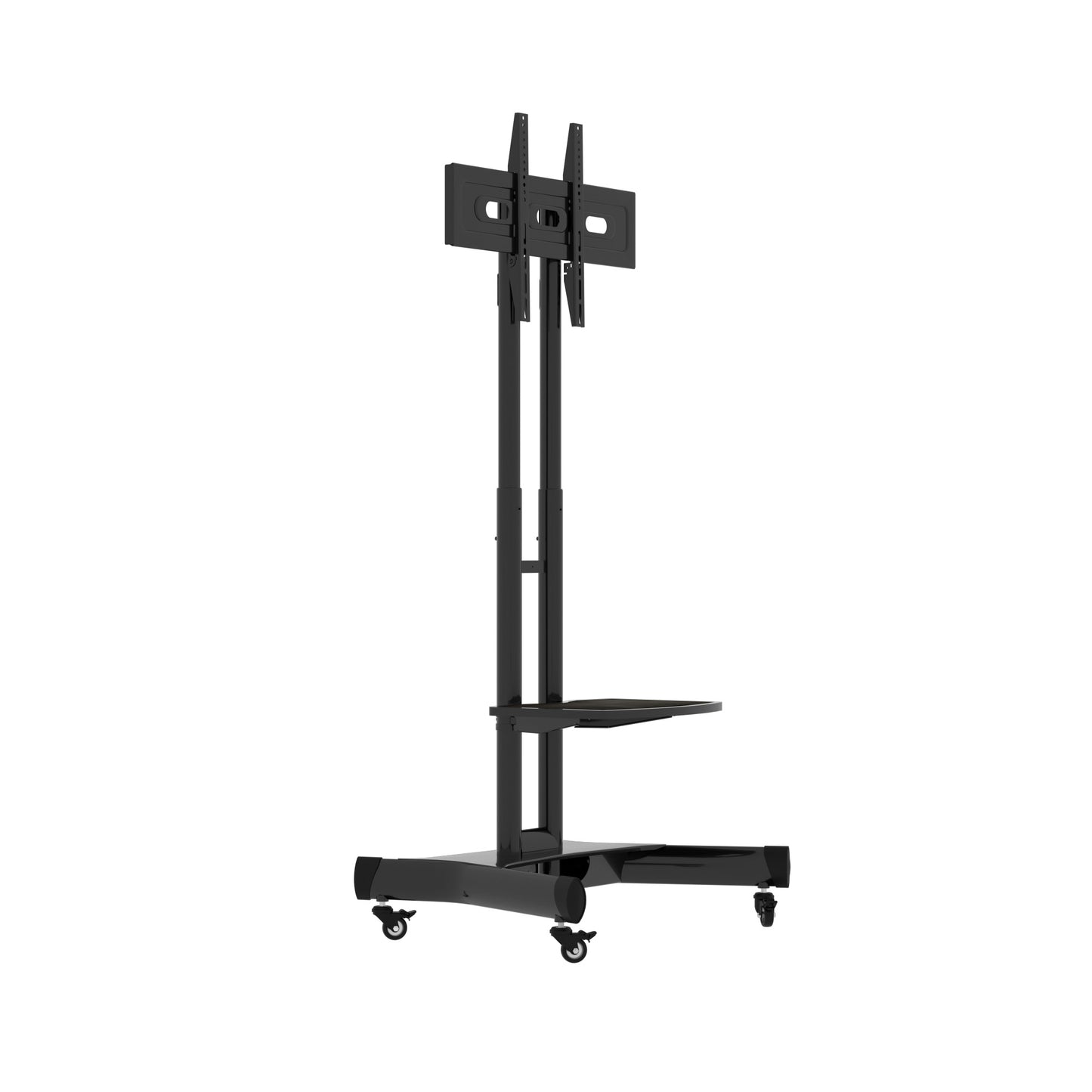 FANCO Universal Rotating TV Stand, suitable for 32-80 inch TVs, adjustable tilt height, maximum VESA 600x400mm (black)