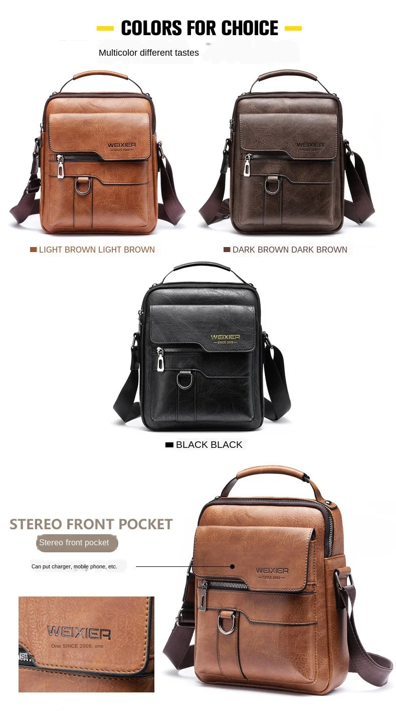 Men Crossbody Bag - Leather Bag