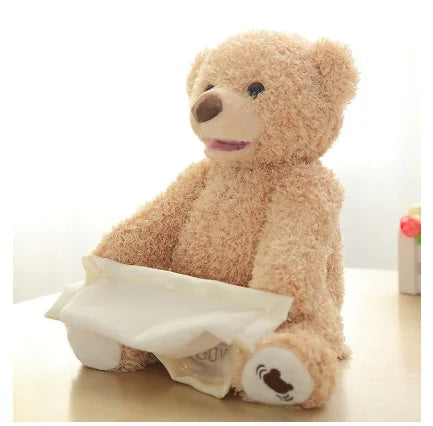 Peek a Boo Elephant Teddy Bear Plush Toy