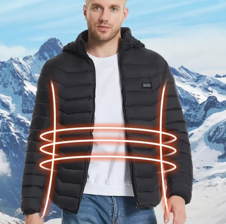 Unisex Full-Body Heated USB Charging Jacket