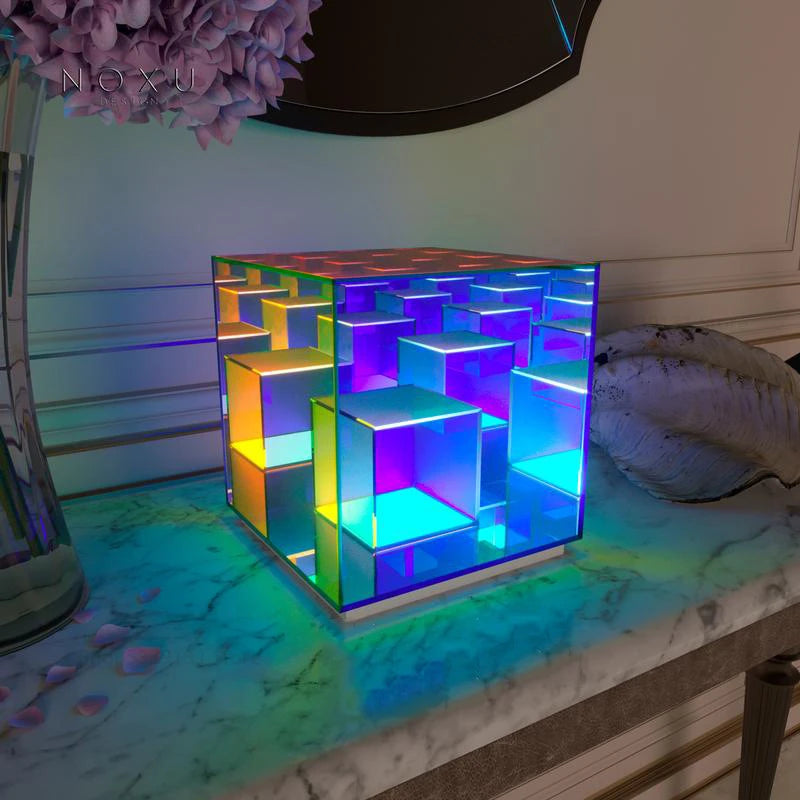 Night Light Acrylic Cube LED Color Cube Box