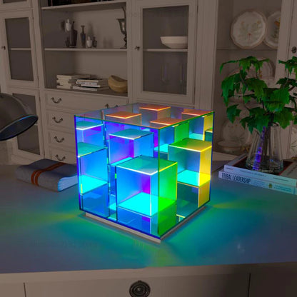 Night Light Acrylic Cube LED Color Cube Box