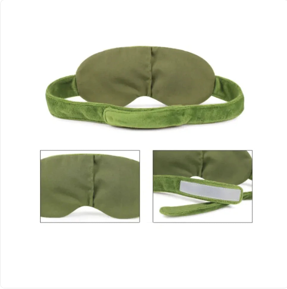 Adorable Frog Sleep Mask – Soft and Cozy Eye Cover