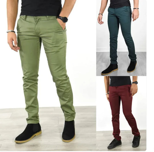 Pants- Men's Classic Fit Casual Trousers