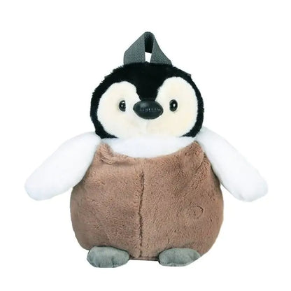 Cute Penguin Plush Backpack