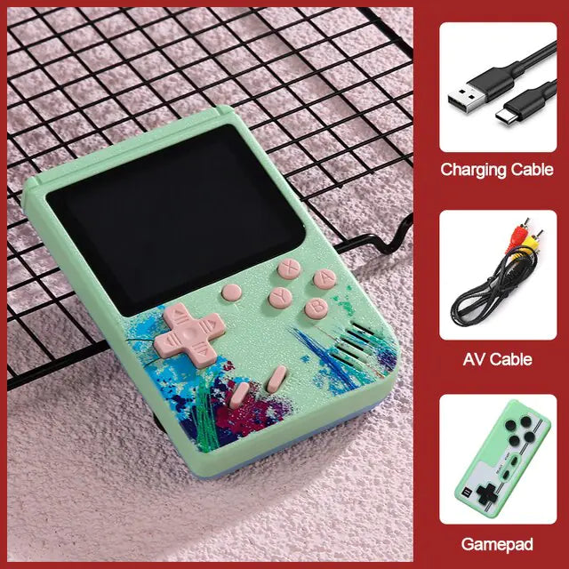 VIDEO GAMES - 500 IN 1 Retro HANDHELD - Video Game Console -PLAY IN HAND OR CONNECT TO TV AND PLAY