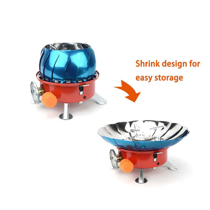 2800W Windproof  Portable Outdoor Stove Camping Gas Stove  Picnic Burner with Storage Bag For Hiking