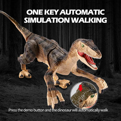 Remote Control Dinosaur Toys for Kids 2.4Ghz RC Dinosaur Robot Toy with Verisimilitude Sound for Kids Boys Girls Children's Gift