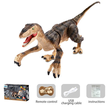 Remote Control Dinosaur Toys for Kids 2.4Ghz RC Dinosaur Robot Toy with Verisimilitude Sound for Kids Boys Girls Children's Gift