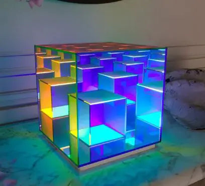 Night Light Acrylic Cube LED Color Cube Box