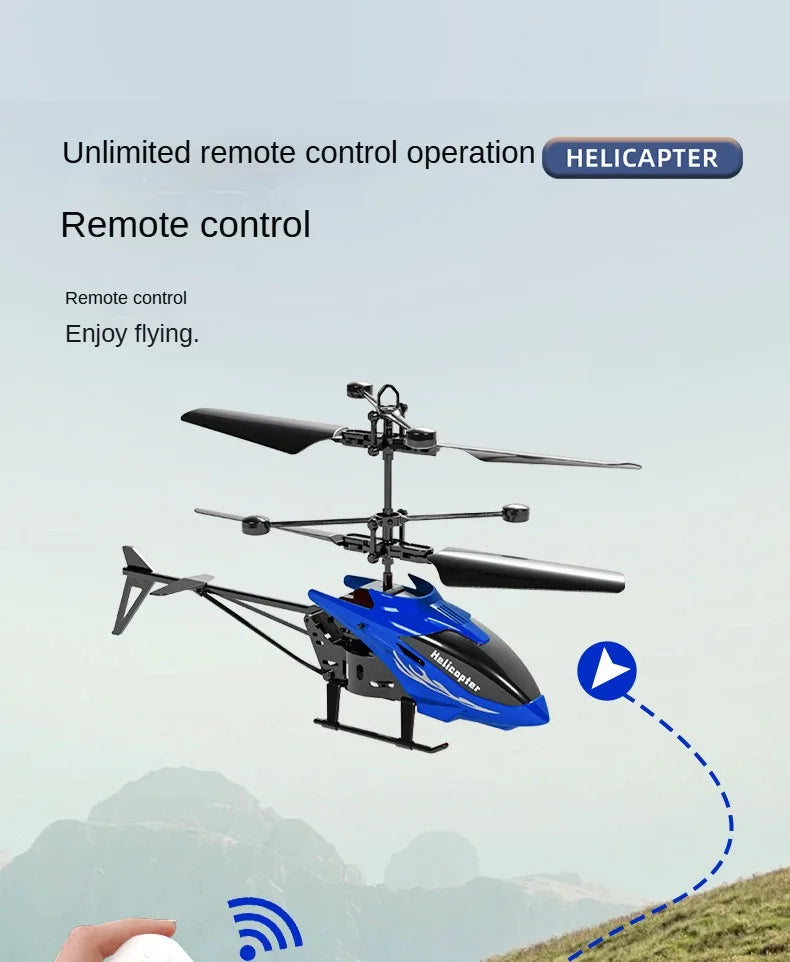 Rechargeable Mini RC Drone Remote Safe Fall-resistant RC Helicopters Drone Induction Hovering Drone Helicopter