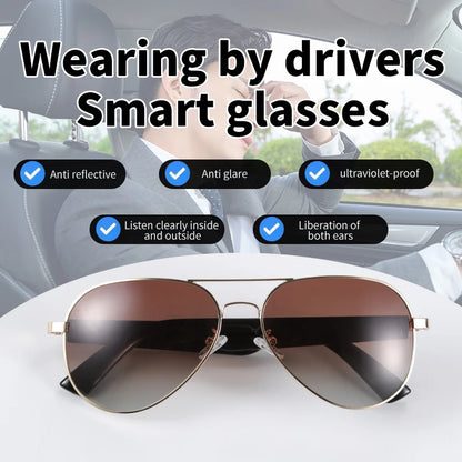 NEW Stylish Bluetooth glasses, smart glasses, listen to songs, talk sunglasses, anti-UV380 ultraviolet rays, support fast charging