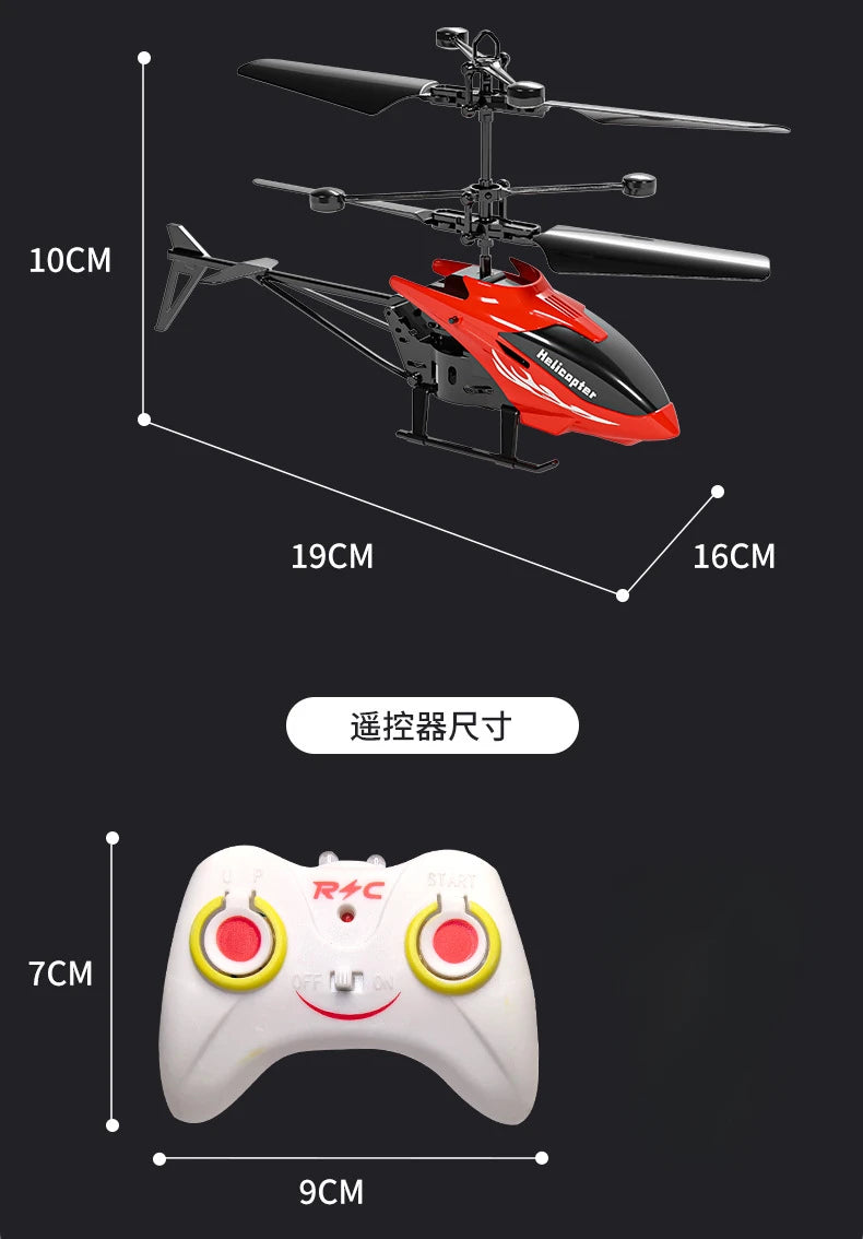 Rechargeable Mini RC Drone Remote Safe Fall-resistant RC Helicopters Drone Induction Hovering Drone Helicopter