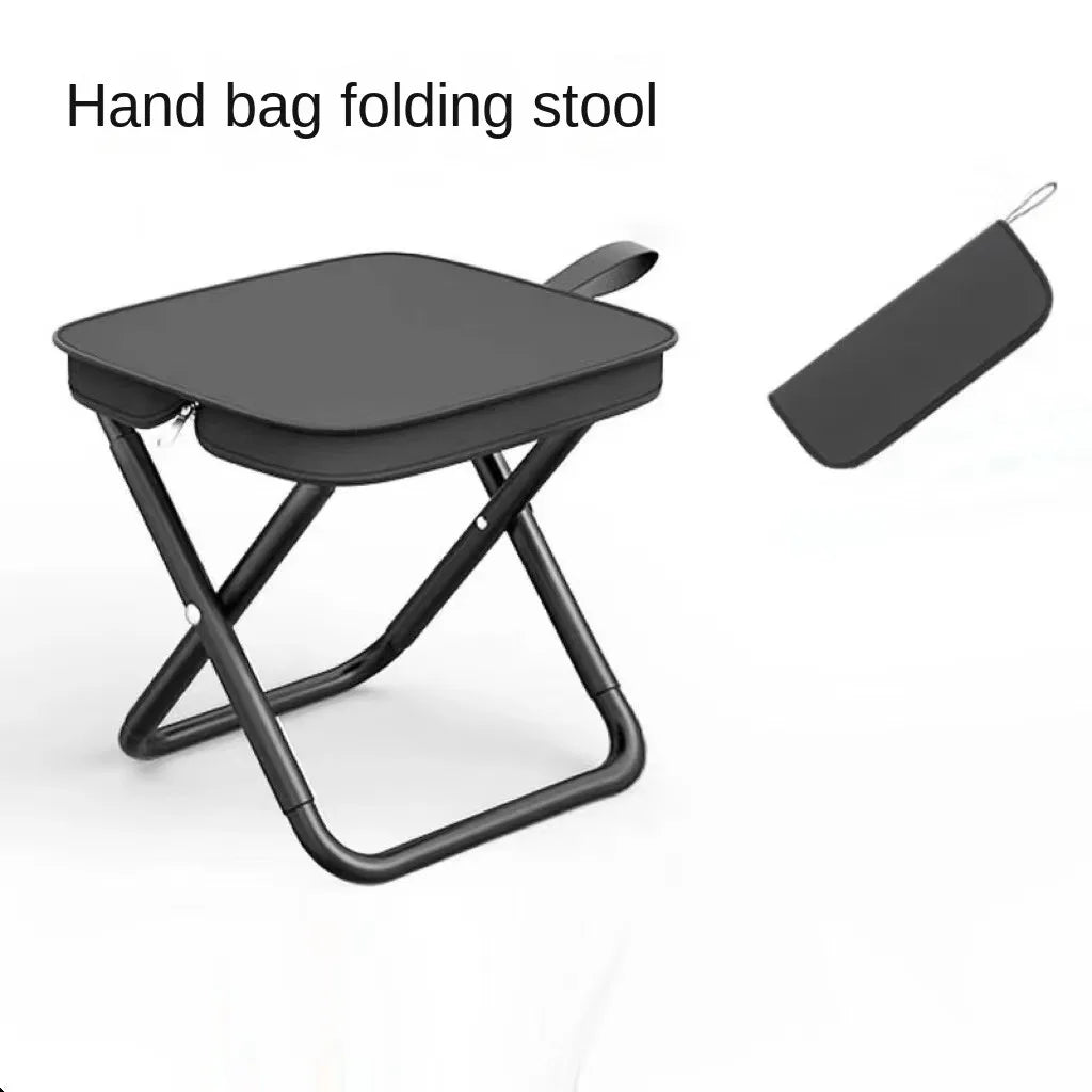 Fishing chair small Mazar folding camping stool Portable fishing folding chair Outdoor portable small stool queuing artifact