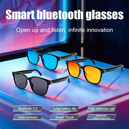 Hot Deal Smart Glasses Bluetooth Call Wireless Audio Glasses Calling Remote Control Voice Assistant Smart Sport Sunglasses