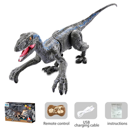 Remote Control Dinosaur Toys for Kids 2.4Ghz RC Dinosaur Robot Toy with Verisimilitude Sound for Kids Boys Girls Children's Gift