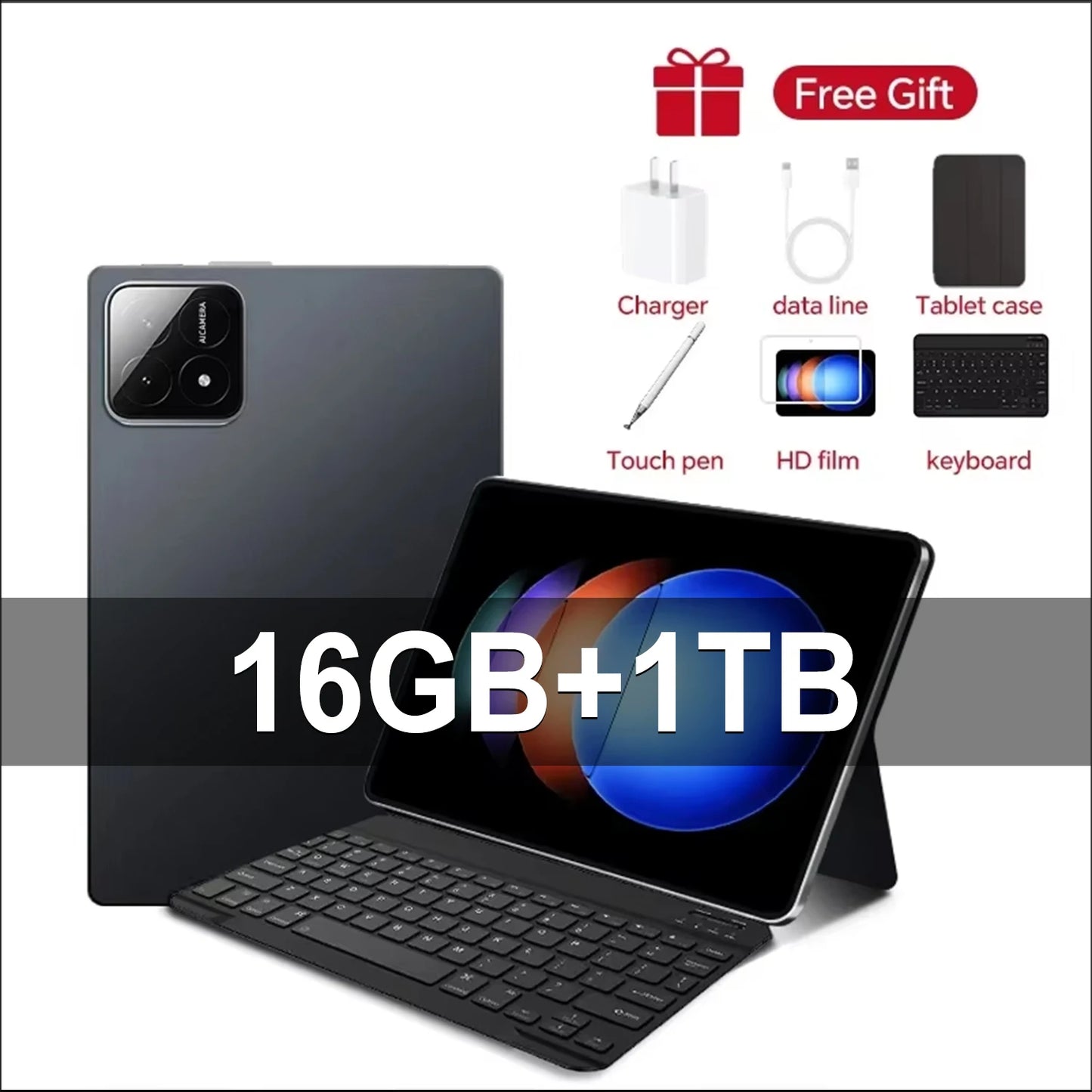 Original Xi Pad 6S Pro Tablet Android14 Snapdragon888 11Inch HD 16GB+1TB 12000mAh 5G Dual SIM Bluetooth WiFi GPS Tables