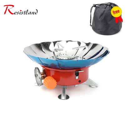 2800W Windproof  Portable Outdoor Stove Camping Gas Stove  Picnic Burner with Storage Bag For Hiking